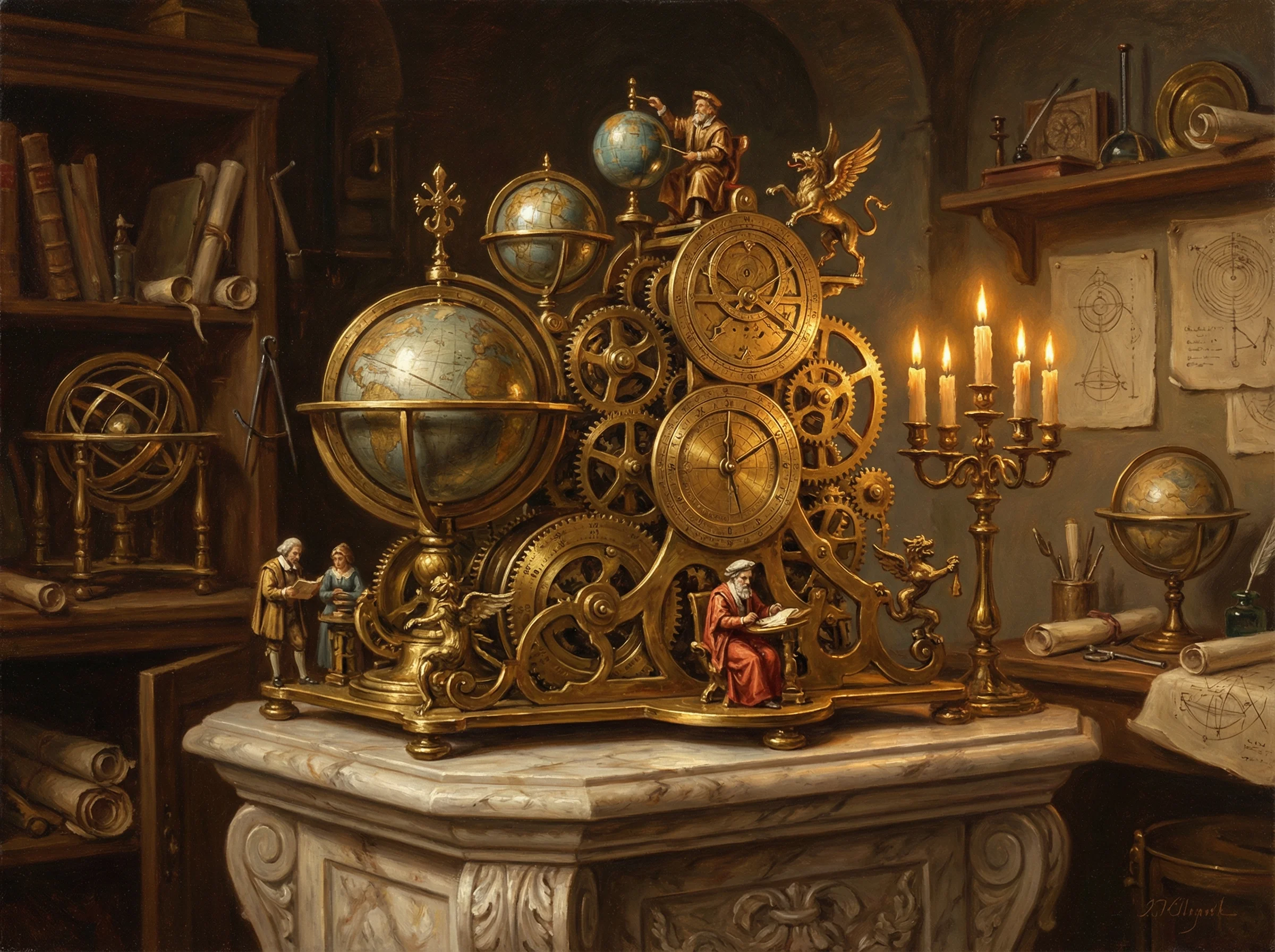 巅峰国际2026年博彩行业趋势分析 - 齿轮与星盘的精密机械装置古典油画